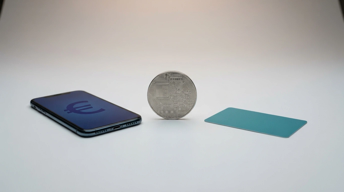 Comparaison visuelle des méthodes de retrait — portefeuille électronique, crypto-monnaie et virement bancaire